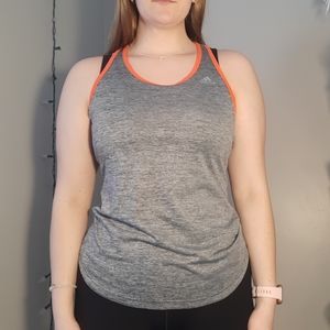 Gray Adidas tanktop